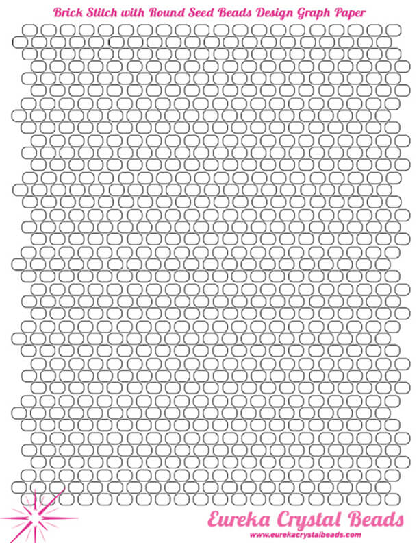 Brick And Peyote Stitch Beading Graph Paper Download Free Patterns